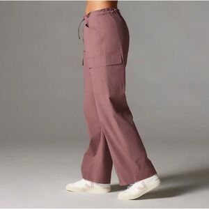 Tavi Warm‎ Up Pant Rose Pink Cargo Athleisure Wide Leg C17825ROS-S Small NEW
